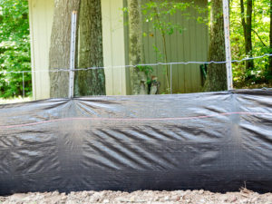 Installed Silt Fence